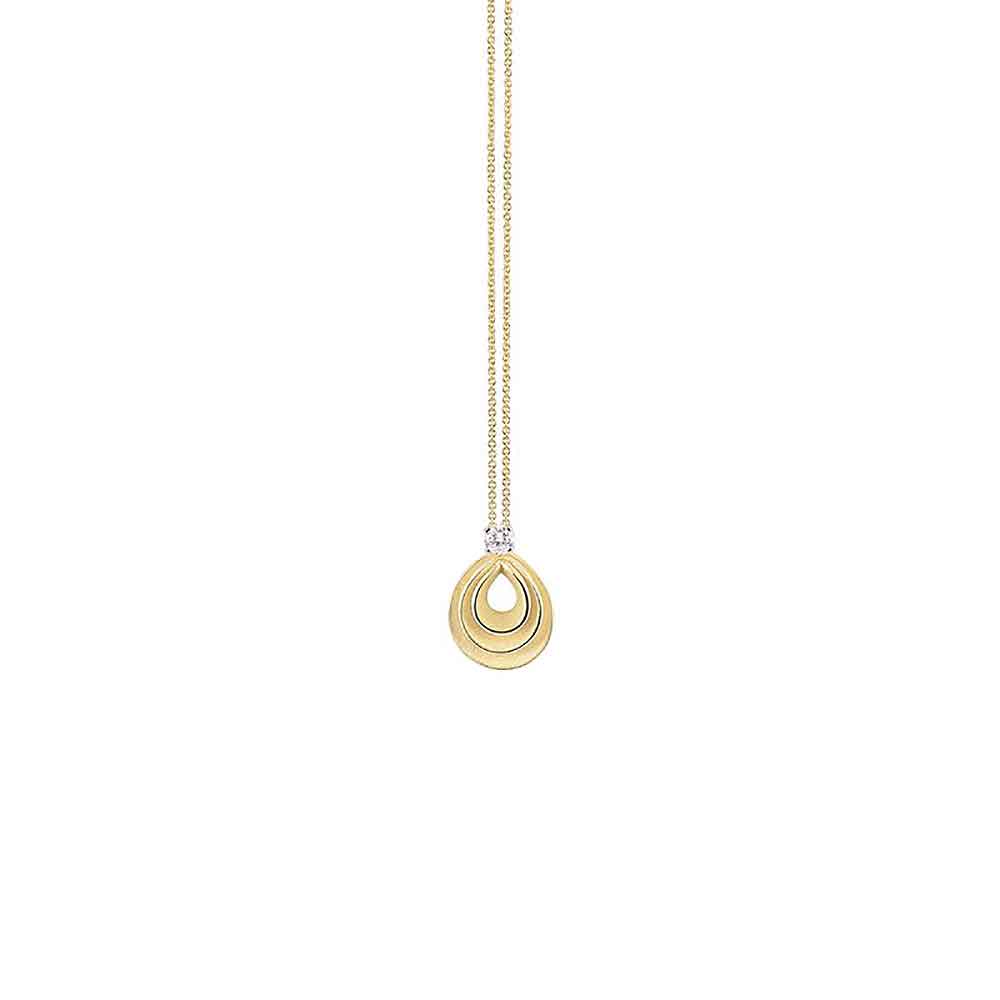 collana Velaa Star di Annamaria Cammilli GPE3240U, in oro giallo sunrise e diamante