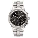 orologio Bulova Octagon 96B410, cronografo precisionist in acciaio e quadrante nero