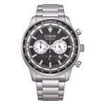 orologio Citizen Aviator Crono CA4500-91E, cronografo eco drive, subacqueo, quadrante nero