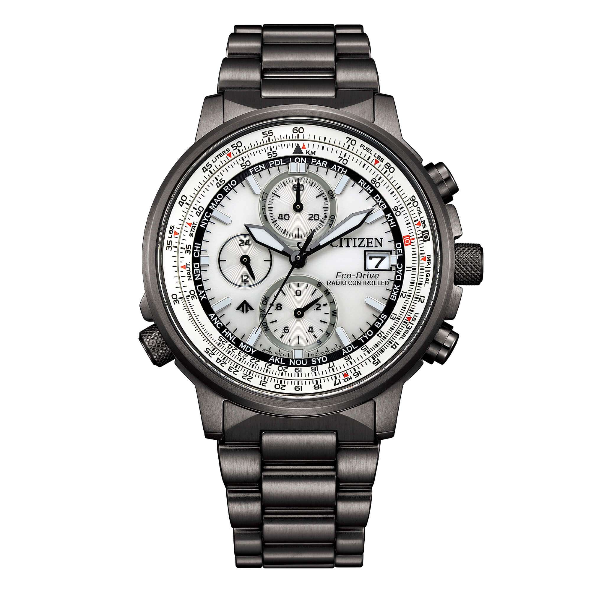 orologio Citizen radiocontrollato crono pilot 41 mm AT8304-57A