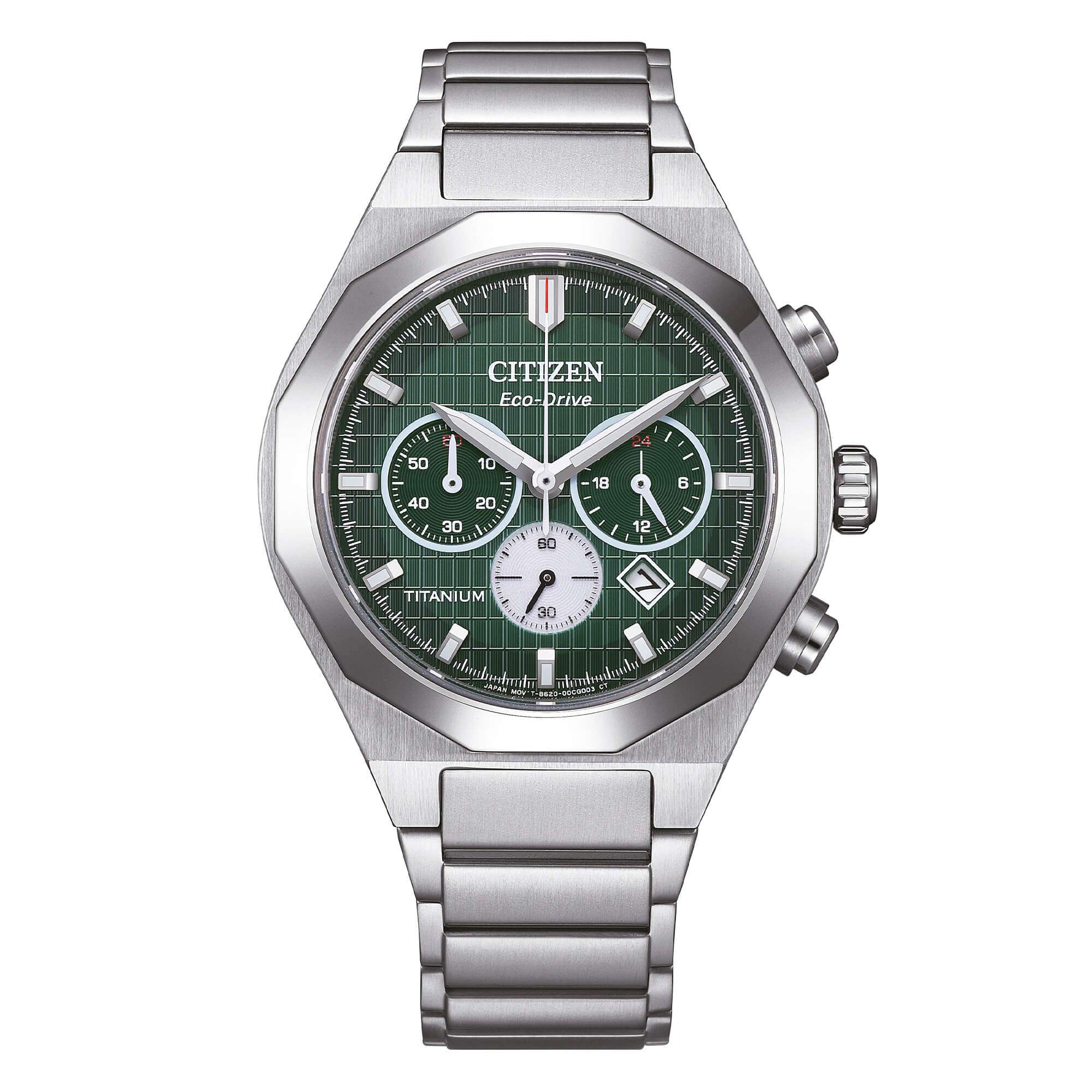 orologio Citizen Zenshin Senkei CA4691-59X, in super titanio, movimento cronografo eco drive, subacqueo 100m