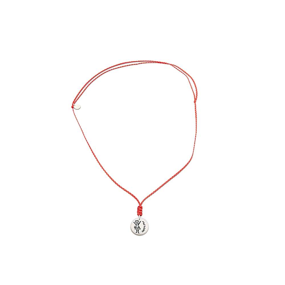 collana Happy Mum di Happy Family, collezione Affetti, in argento e cotone