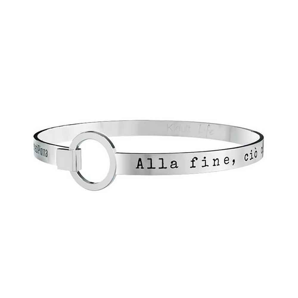 bracciale Kidult Iron Alla fine ciò che di speciale... 731004, modello a fettuccia, misura unica