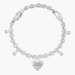 bracciale Kidult Grazie Maestra 732280, modello a catena regolabile in misura, in acciaio e zirconi