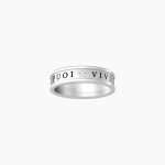 anello Kidult Vivi tutta la vita che puoi 721001, disponibile in sei diverse misure