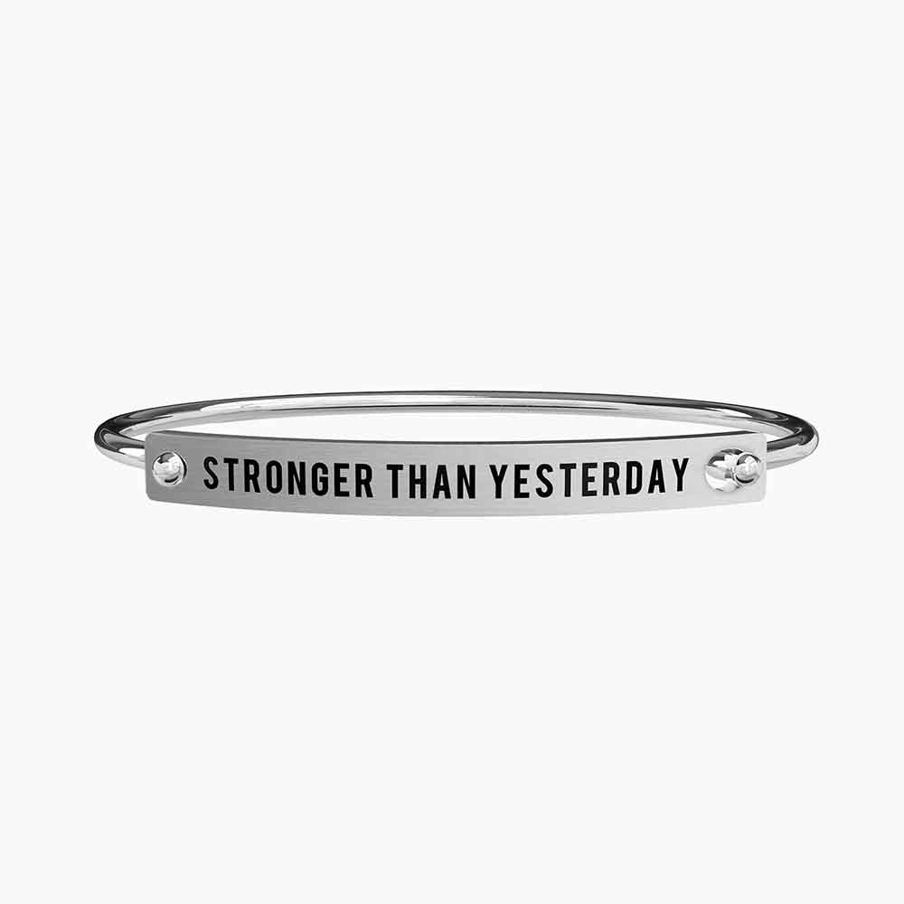 bracciale Kidult Stronger than yesterday 731398, Kidult uomo, modello rigido