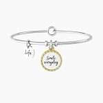 bracciale Kidult Stile every day 732092, modello rigido in acciaio bicolore