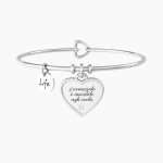 bracciale Kidult L'essenziale è invisibile agli occhi 732094, modello rigido in acciaio
