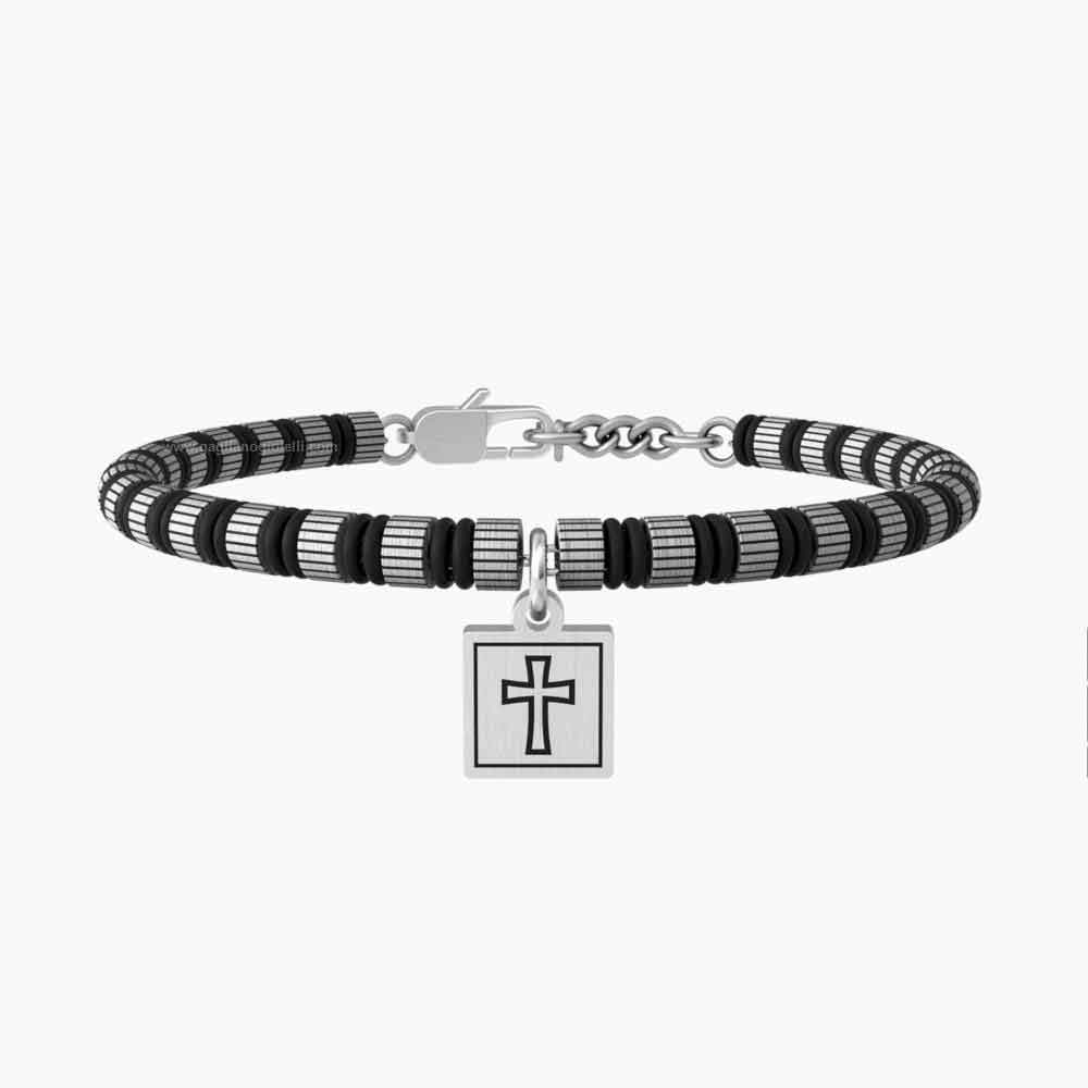 bracciale Kidult Croce 731978, Kidult uomo, modello a catena regolabile