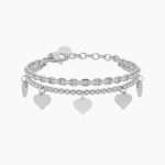 bracciale Kidult style cuori 732327, in acciaio anallergico