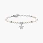 bracciale Kidult style perle e stella 732335, in acciaio anallergico