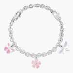 bracciale Kidult Primavera 732285, modello a catena regolabile in misura, in acciaio e smalti colorati