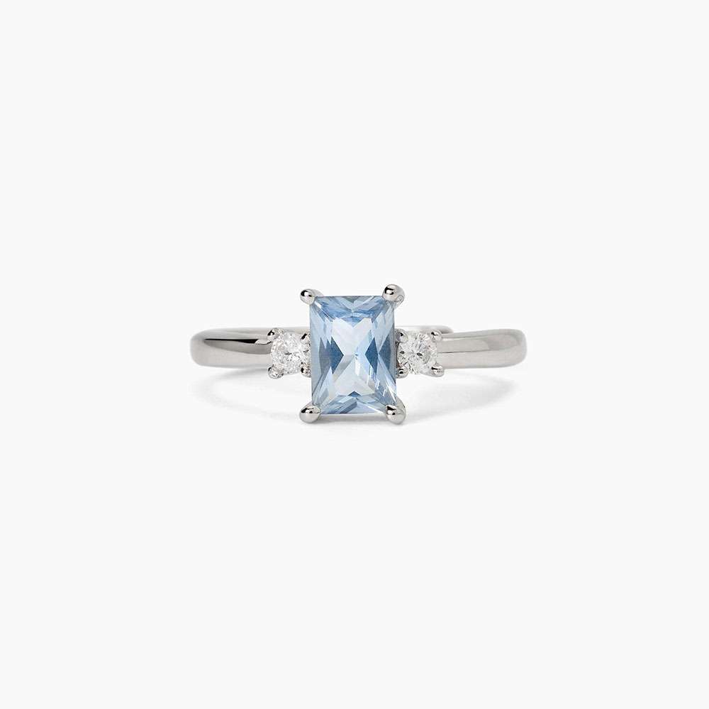 anello Mabina Battito acquamarina 523364