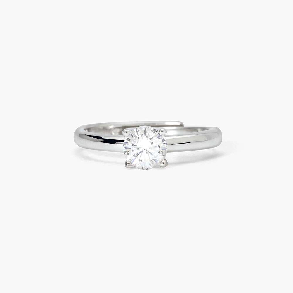 anello Mabina solitario 523397, collezione Solitaire, modello con griffe a 4 punte