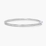 bracciale Mabina tennis rigido 533642, in argento e zirconi, disponibile in due misure
