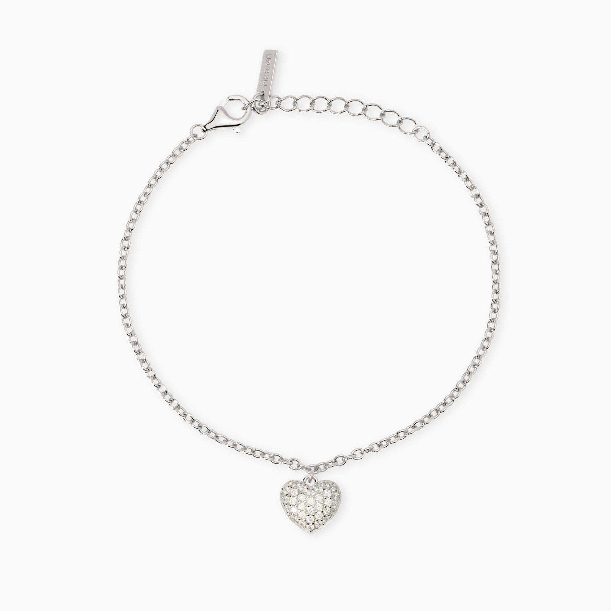 bracciale Mabina cuore pavè 534052