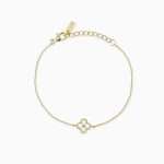 bracciale Mabina Jasmine dorato 534060, in argento dorato e zirconi