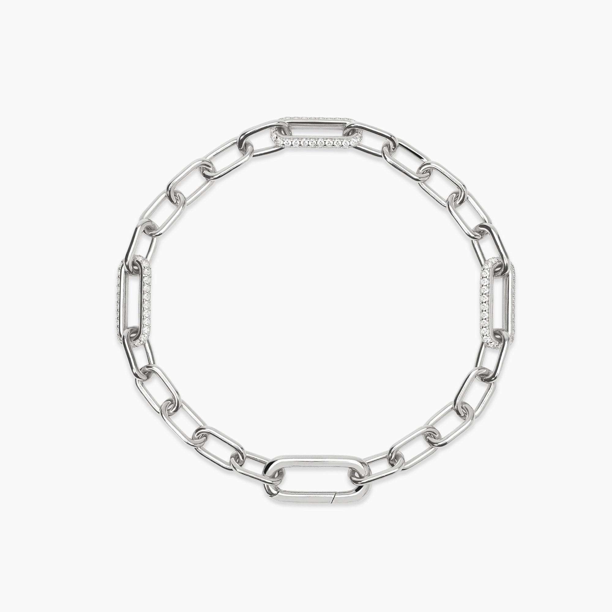 bracciale Mabina Rue Madame 534101 in argento e pavé di zirconi