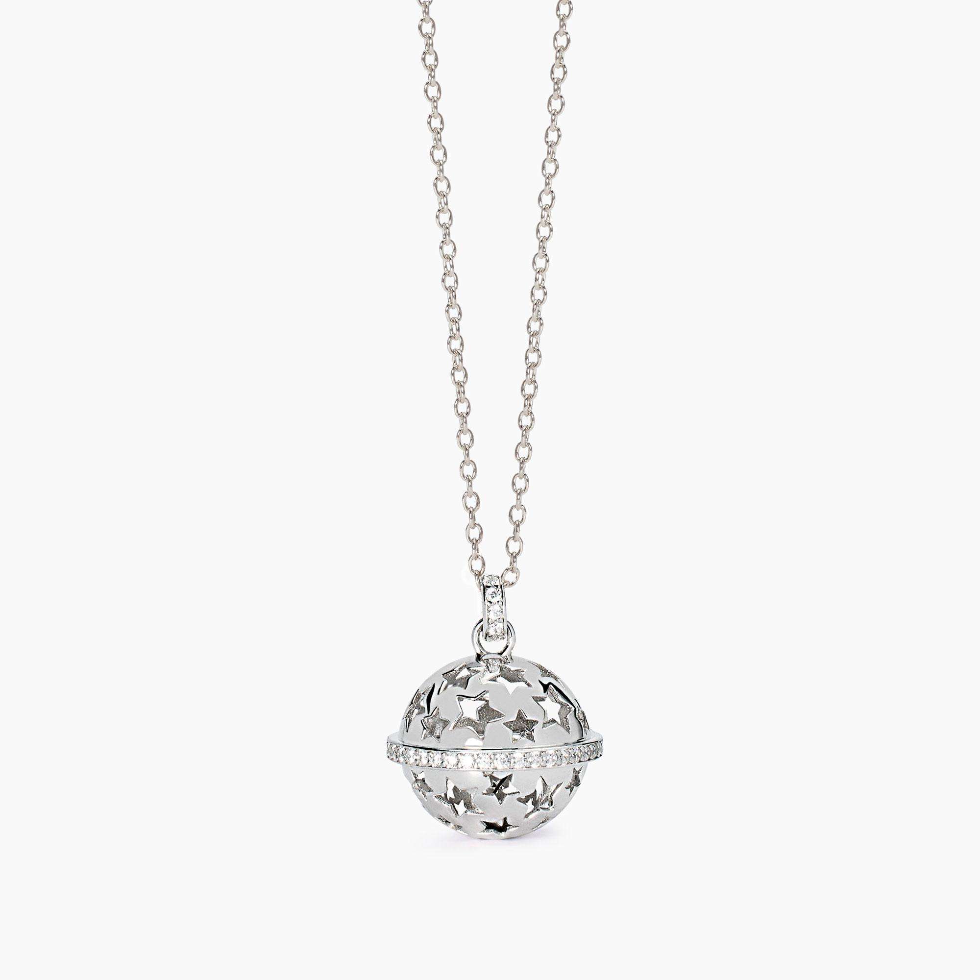 collana Mabina chiama angeli stelline 553739, in argento e zirconi