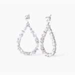 orecchini Mabina luxury 563813, pendenti in argento e zirconi