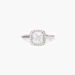 anello Mabina 523449, argento, zircone quadrato e contorno