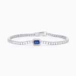 bracciale Mabina Tennis zaffiro rettangolare 533740