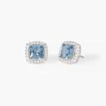 orecchini Mabina 563864, in argento, acquamarina sintetica e zirconi