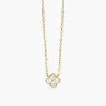collana Mabina Jasmine dorata 553793, girocollo in argento dorato e zirconi