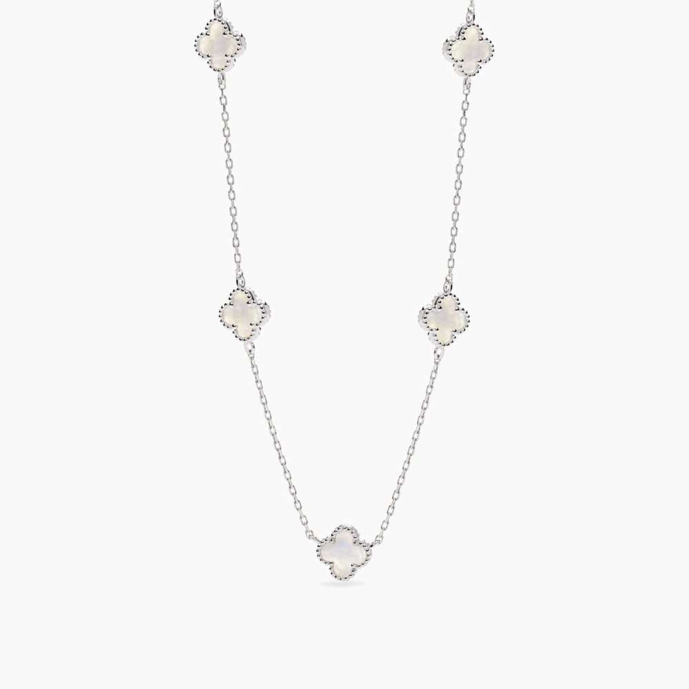 collana Mabina Jasmine madreperla 553842, girocollo in argento e madreperla