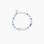 bracciale Mabina Junior Automobilina 533496, in argento e smalti colorati con piastrina, regolabile in misura
