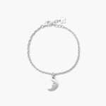 bracciale Mabina Junior Luna 533606, in argento, da bambina, regolabile in misura