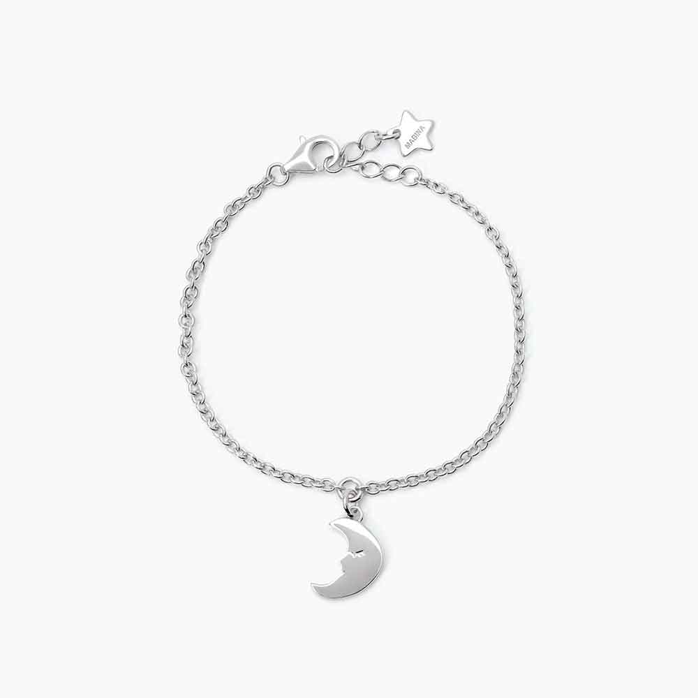 bracciale Mabina Junior Luna 533606, in argento, da bambina, regolabile in misura