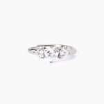 anello Mabina trilogy cuori 523435 in argento e zirconi a forma di cuore