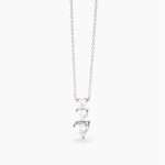 collana Mabina trilogy cuori 553743 in argento e zirconi a forma di cuore