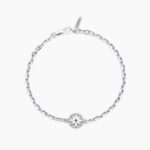 bracciale Mabina Uomo Rosa dei venti 533578, in argento e zircone nero, regolabile