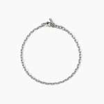bracciale Mabina Uomo Forzatina 533815, in argento rodiato, lunghezza regolabile