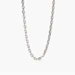 collana Mabina Uomo Forzatina 553633, in argento rodiato, lunghezza regolabile