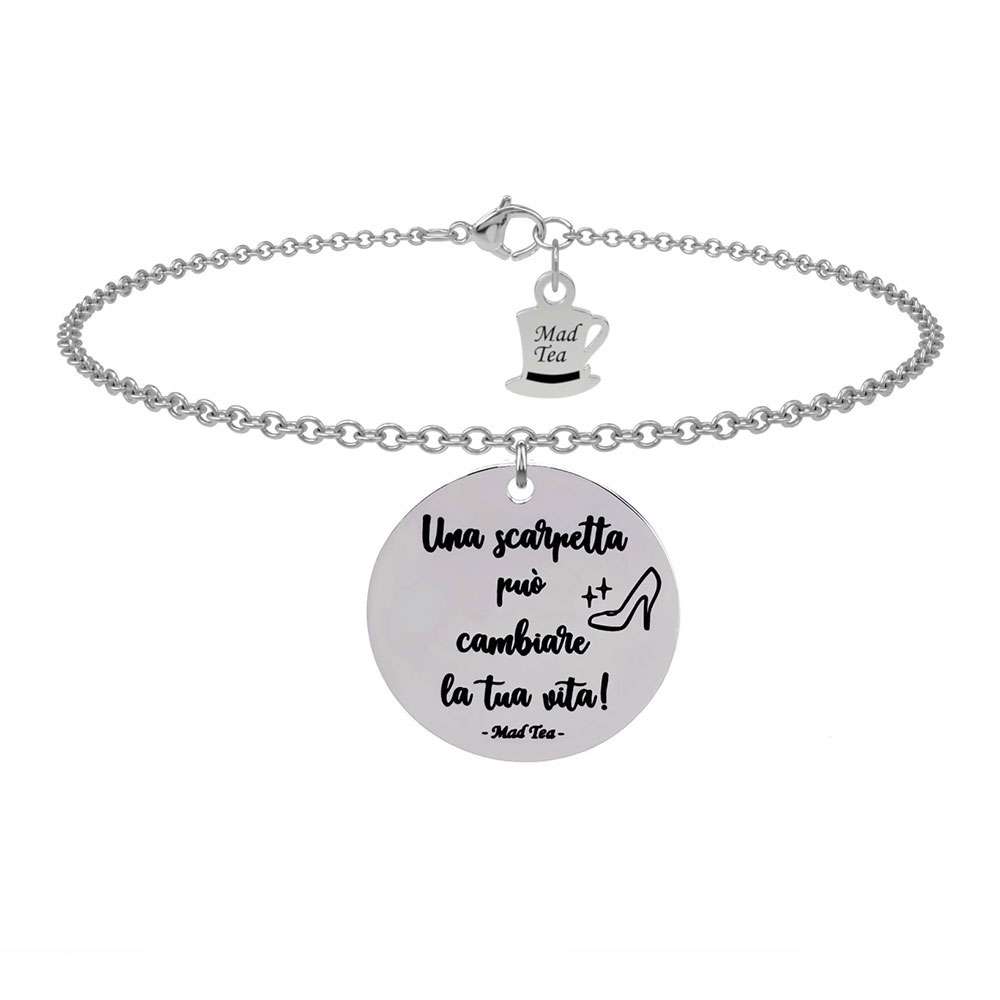 bracciale Una scarpetta può cambiarti la vita CB009, collezione Cenerentola di Mad Tea