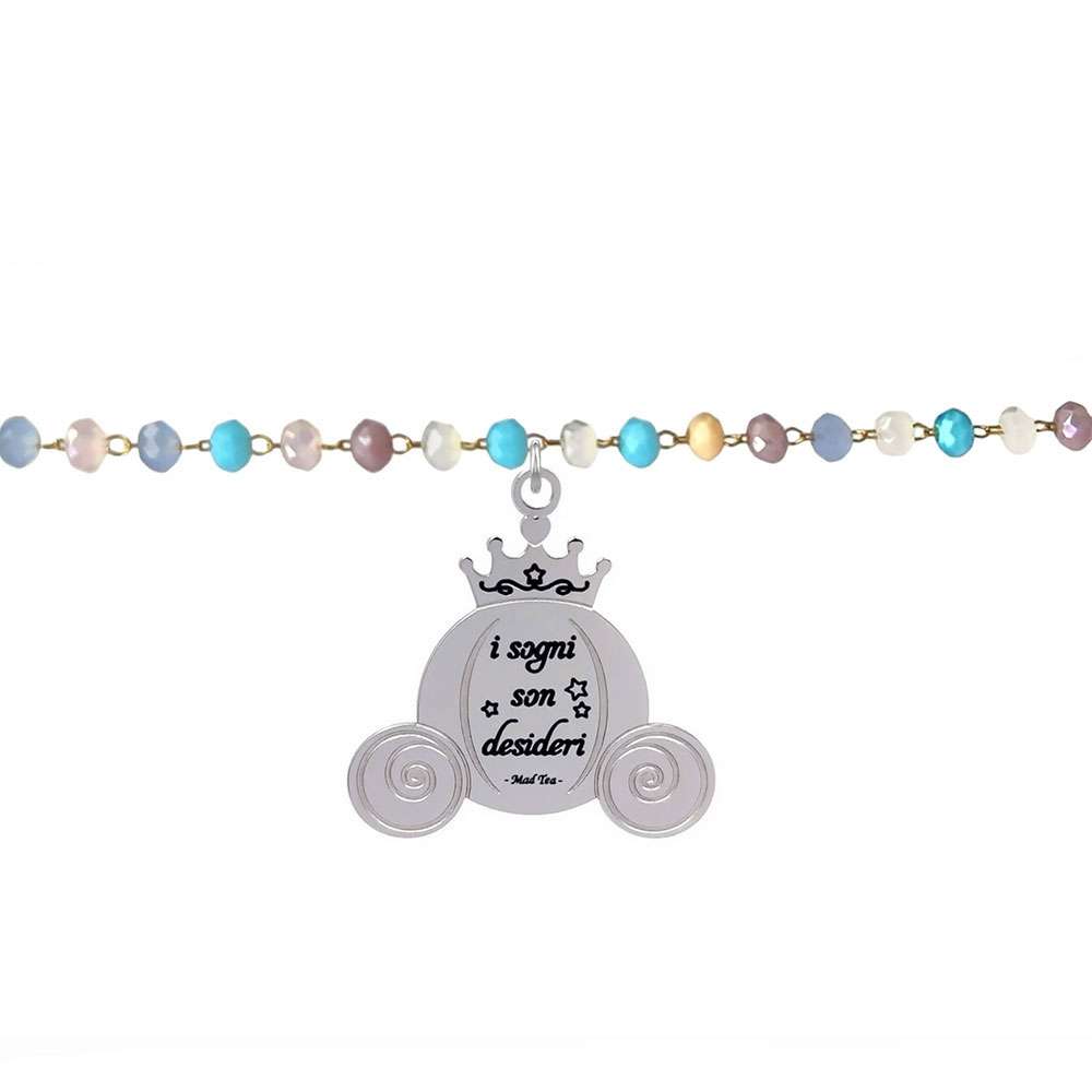 bracciale I sogni son desideri CB013, collezione Cenerentola di Mad Tea