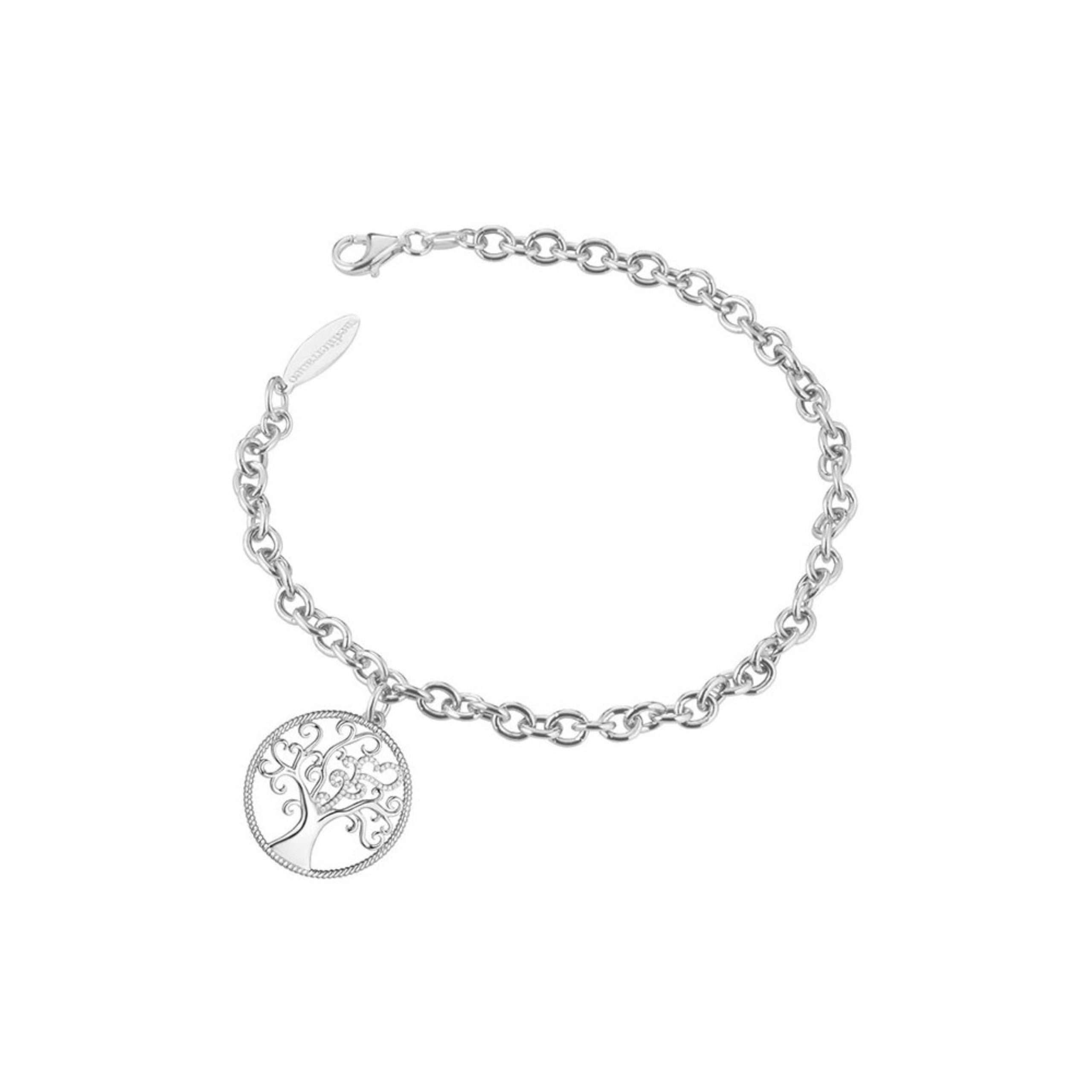 bracciale Mediterraneo Albero della Vita A11AZBB05, in argento e zirconi, regolabile