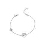 bracciale Albero della Vita A21AZBB01, in argento e zirconi, regolabile