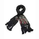 stola Ottaviani nero etnico 30031, collezione Ottaviani Bijoux