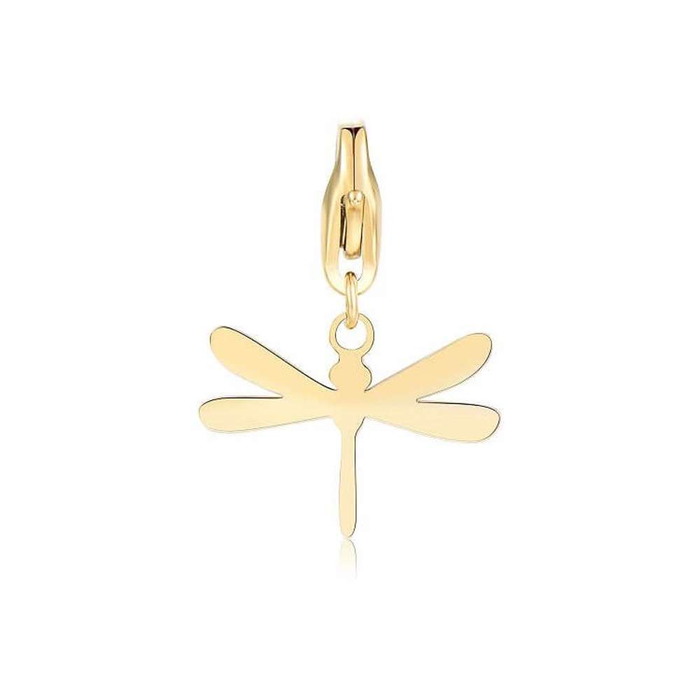 charm happy libellula dorata S'agapo sha298