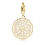 charm happy mandala dorato S'agapo sha304