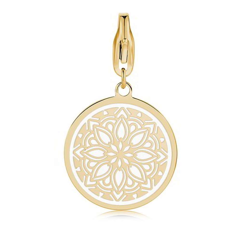 charm happy mandala dorato S'agapo sha304