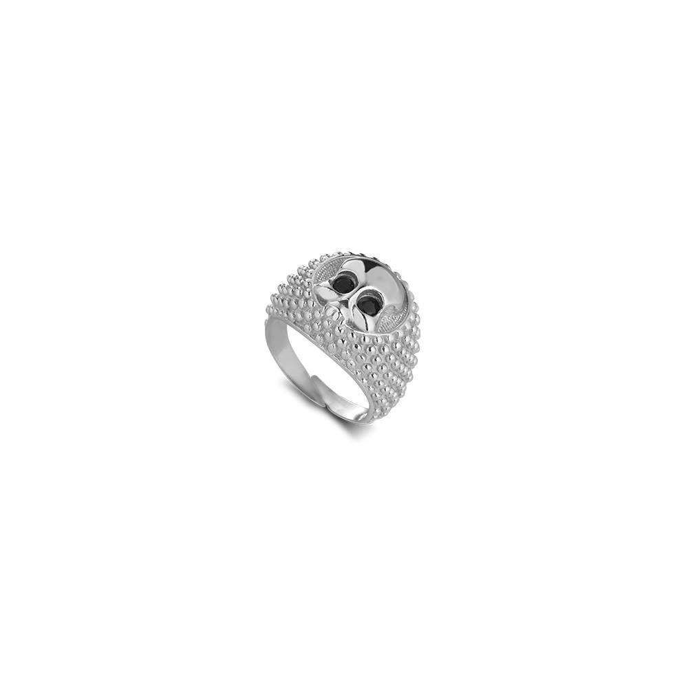 anello Skullshit teschio scudo