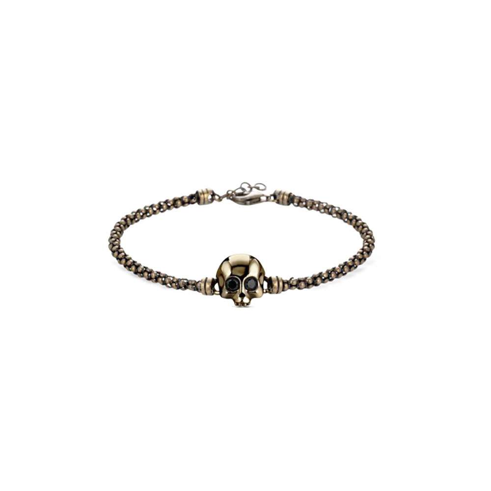 bracciale Skullshit teschio bronzato