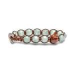 bracciale Tamashii green angelite BHS900-253, in Angelica verde e cordino marrone, unisex