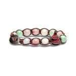 bracciale Tamashii opale misto BHS900-256, in opale misto e cordino marrone, unisex