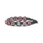 bracciale Tamashii rubino BPS100-RU, edizione limitata precious and limited in rubino, argento e cordino nero, unisex